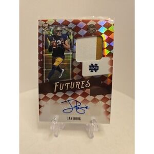 2021 PANINI LEGACY FUTURES‎ Ian Book AUTO RC PATCH #100/100!!